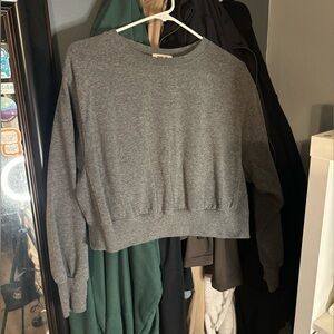 garage cropped sweatshirt